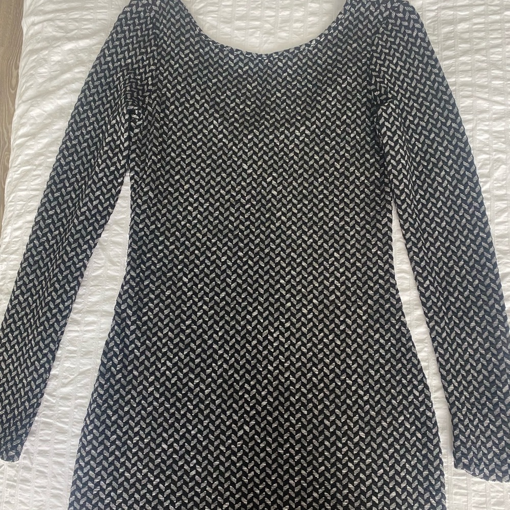 Night dress- black with gray details